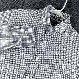 Polo Ralph Lauren Button Down Mens S Small Purple Check RL Twill Long Sleeve